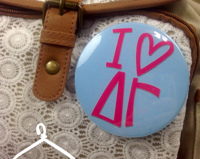 I {Heart} Delta Gamma Button or Magnet