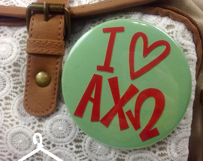 I {Heart} Alpha Chi Omega Button or Magnet