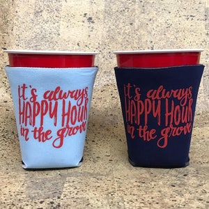 Happy Hour In The Grove Solo Cup Huggie