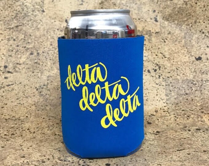 Delta Delta Delta Printed Drink Huggie