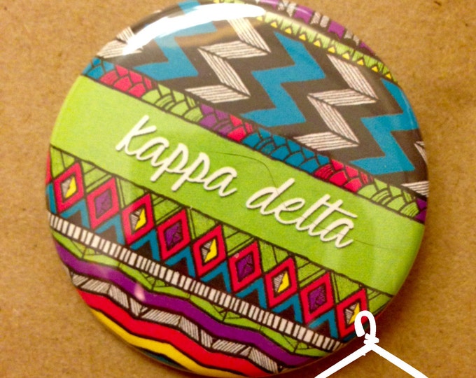 Kappa Delta Aztec Button or Magnet