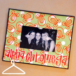 Alpha Chi Omega Mascot Frame