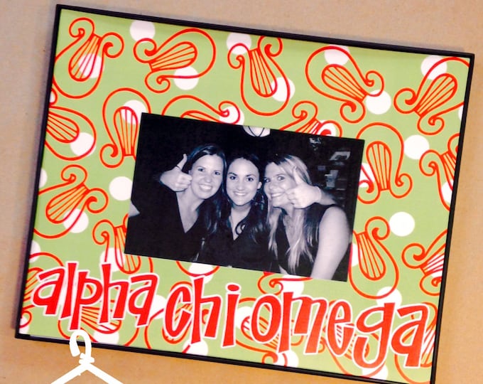 Alpha Chi Omega Mascot Frame
