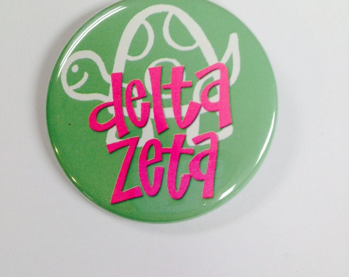 Delta Zeta Mascot Button or Magnet