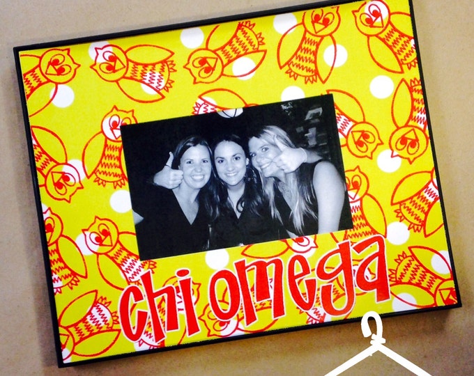 Chi Omega Mascot Frame