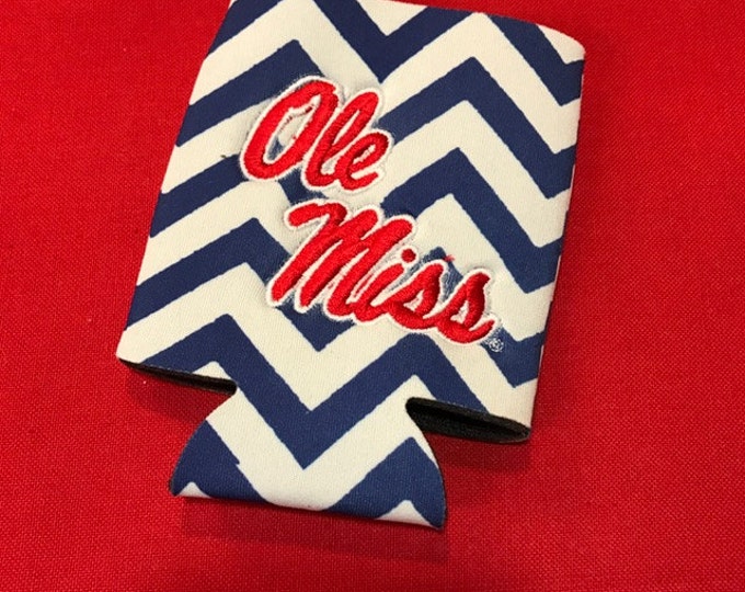 Ole Miss Embroidered Drink Huggie