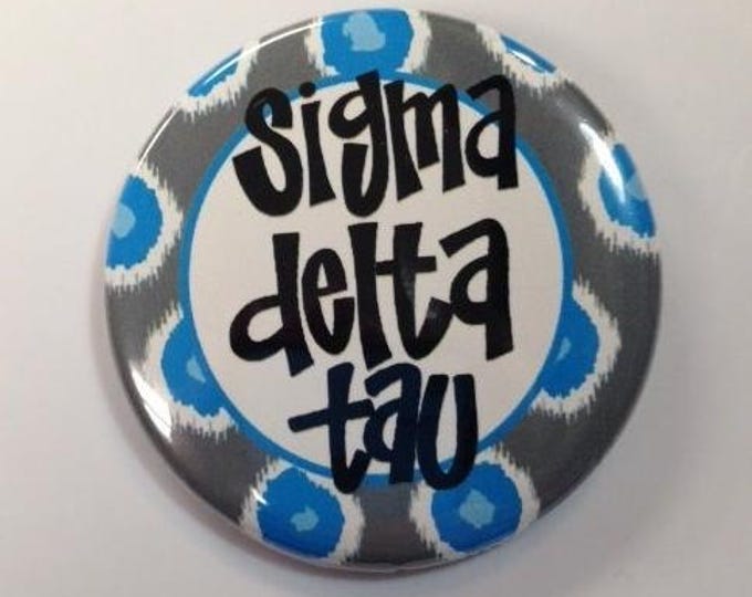 Sigma Delta Tau Domino Button or Magnet