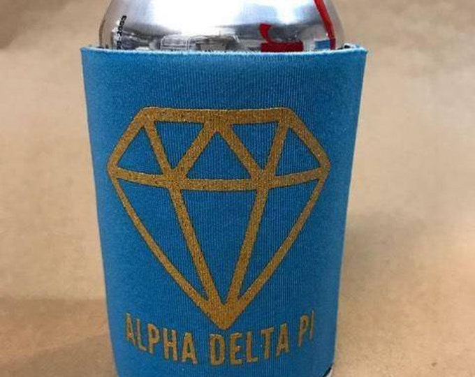 Alpha Delta Pi Printed Symbol Drink Huggie