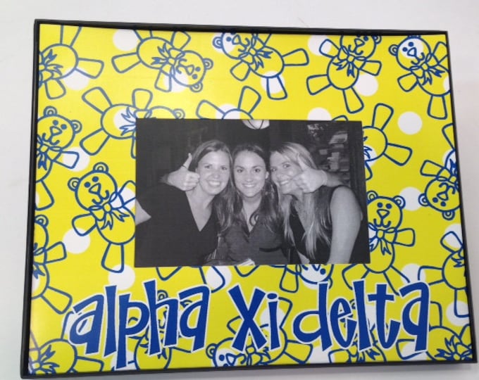 Alpha Xi Delta Mascot Frame