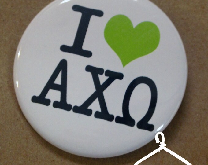 Alpha Chi Omega New York Button or Magnet