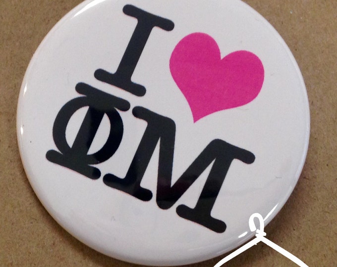 Phi Mu New York Button or Magnet