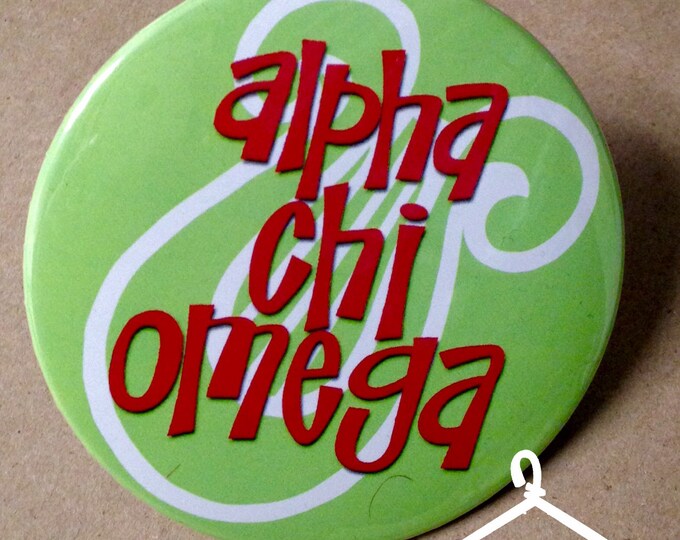 Alpha Chi Omega Mascot Button or Magnet