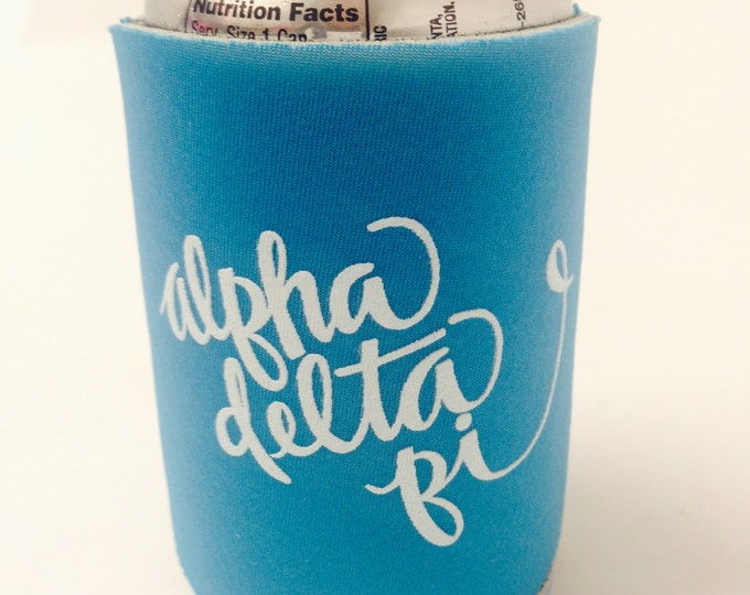 Alpha Delta Pi Printed Drink Huggie