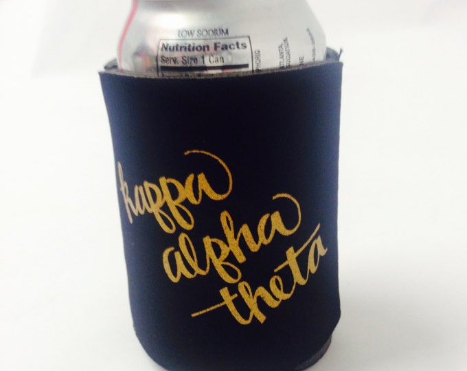 Kappa Alpha Theta Printed Drink Huggie