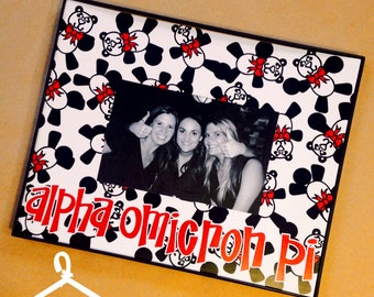 Alpha Omicron Pi Mascot Frame