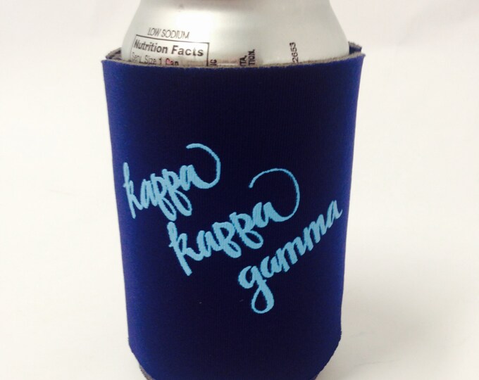 Kappa Kappa Gamma Printed Drink Huggie