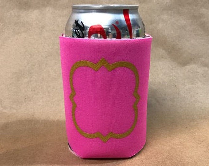 Quatrefoil Printed Symbol Drink Huggie