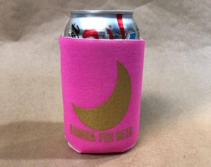 Gamma Phi Beta Printed Symbol Drink Huggie