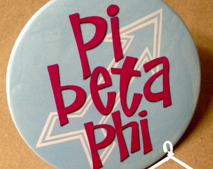 Pi Beta Phi Mascot Button or Magnet