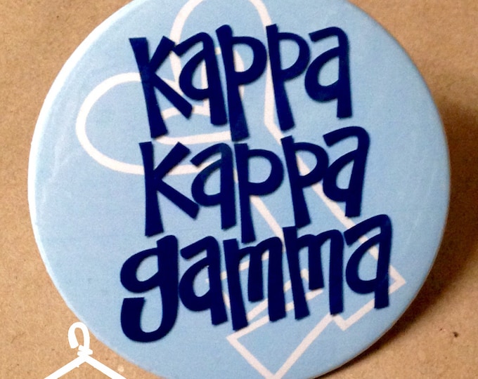 Kappa Kappa Gamma Mascot Button or Magnet