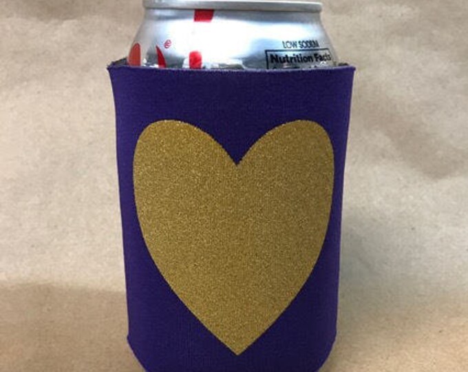 Heart Printed Symbol Drink Huggie