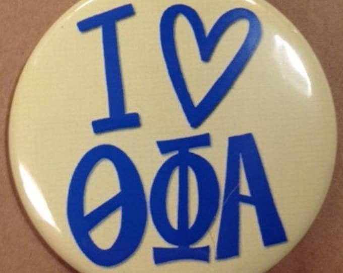 I {Heart} Theta Phi Alpha Button or Magnet