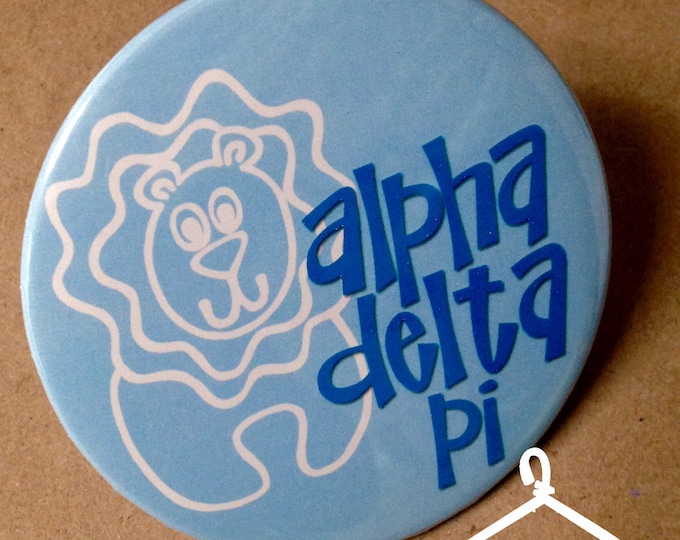 Alpha Delta Pi Mascot Button or Magnet