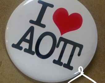 Alpha Omicron Pi New York Button or Magnet
