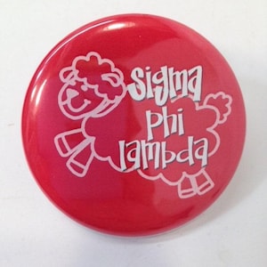 Sigma Phi Lambda Mascot Button or Magnet