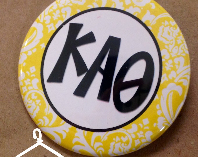 Kappa Alpha Theta Damask Button or Magnet
