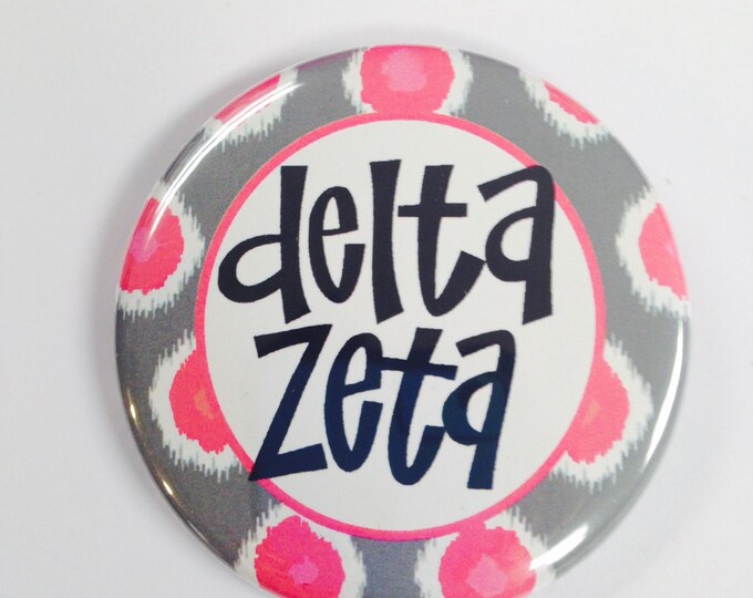 Delta Zeta Domino Button or Magnet