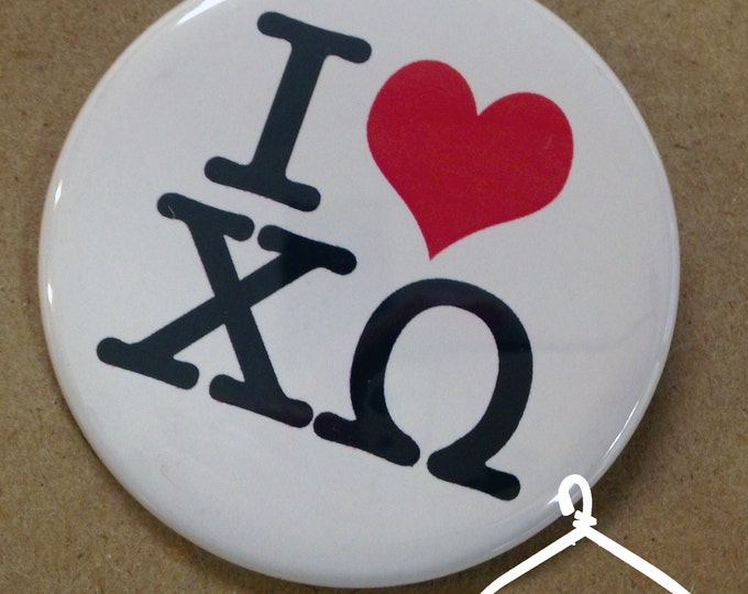 Chi Omega New York Button or Magnet