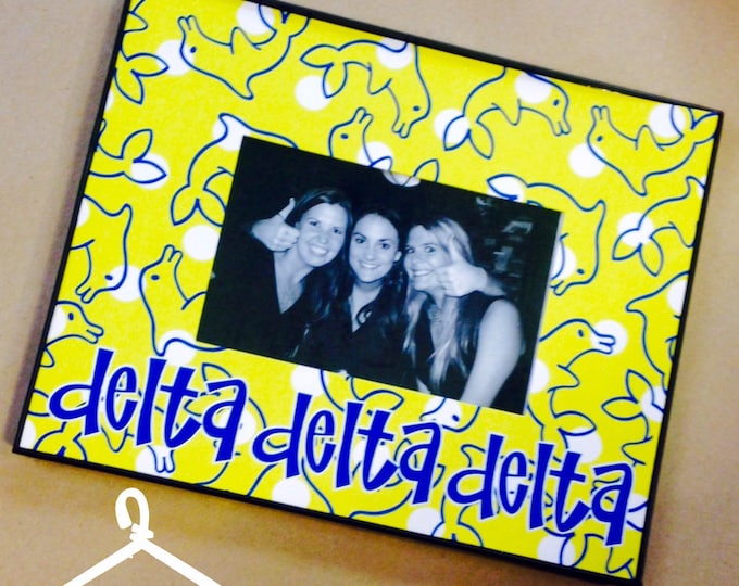 Delta Delta Delta Mascot Frame