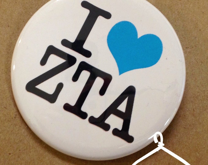 Zeta Tau Alpha New York Button or Magnet