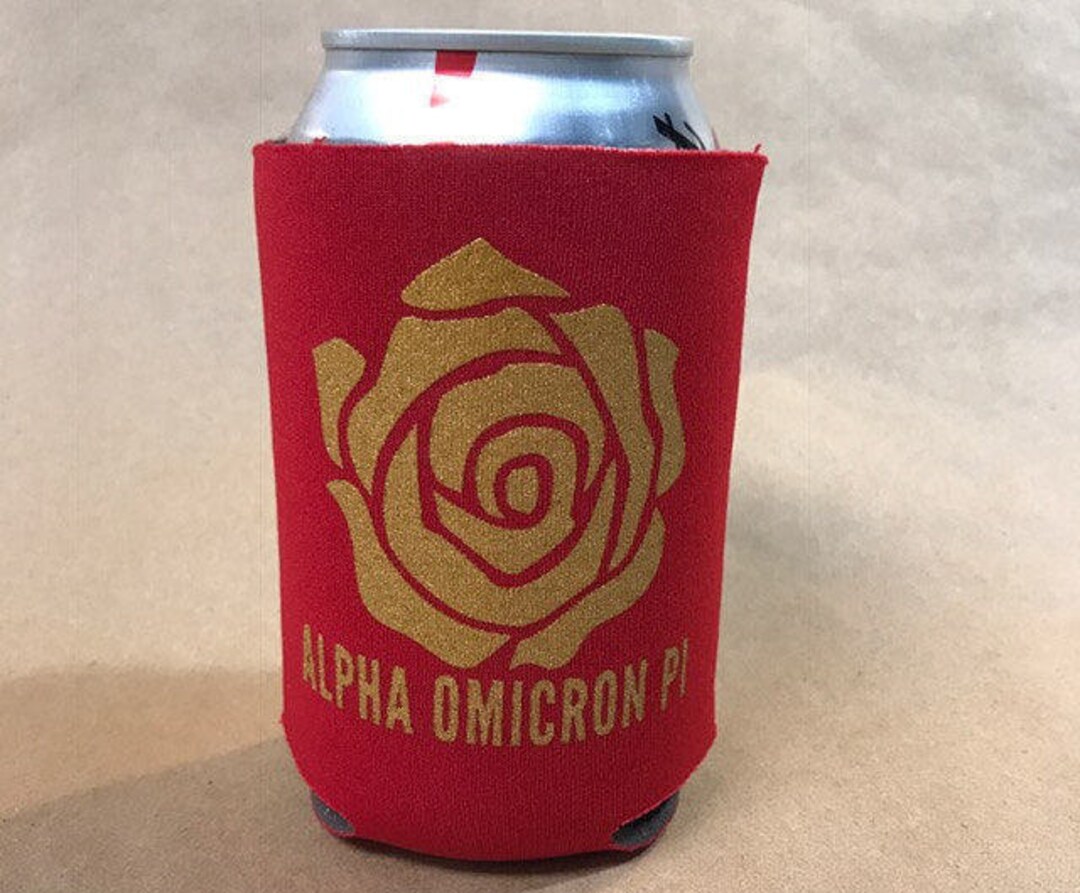Aopi Symbol Alpha Omicron Pi Printed Symbol Drink Huggie - Etsy