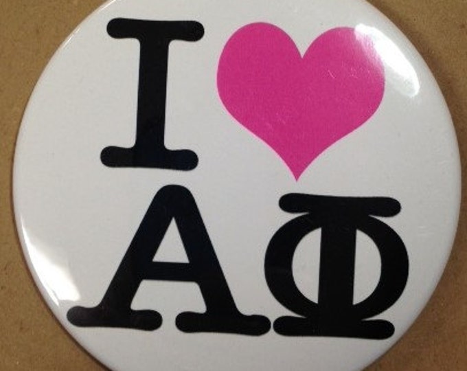 Alpha Phi New York Button or Magnet