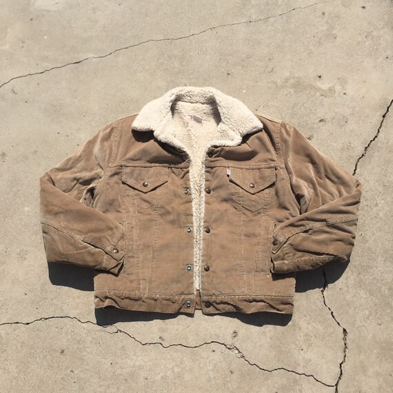 Vintage Levis Sherpa // corduroy sherpa //levis co