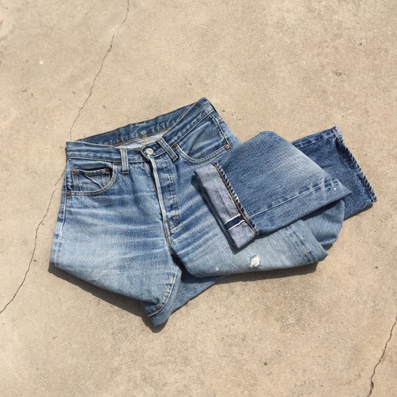 Vintage Selvedge 501s// selvedge levis//selvedge 5