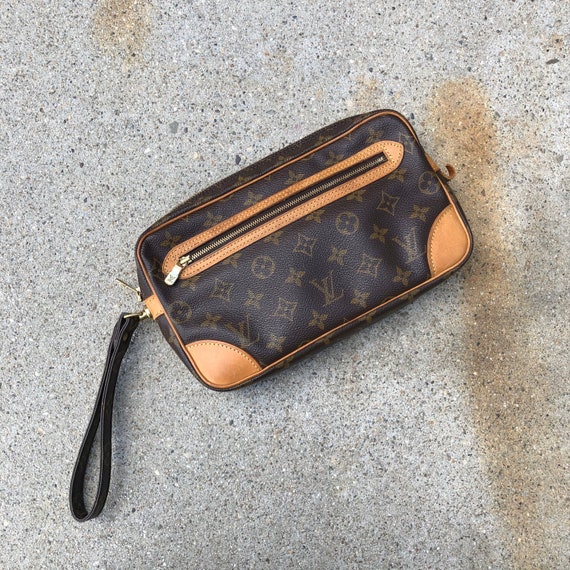 Vintage Louis Vuitton Marly Dragonne GM Clutch //