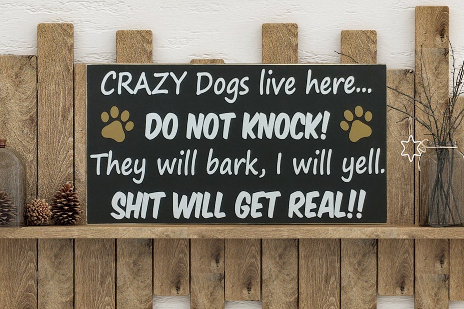 Dog Door Sign Dog Signs Dog Signs Home Decor Dog Lover Etsy