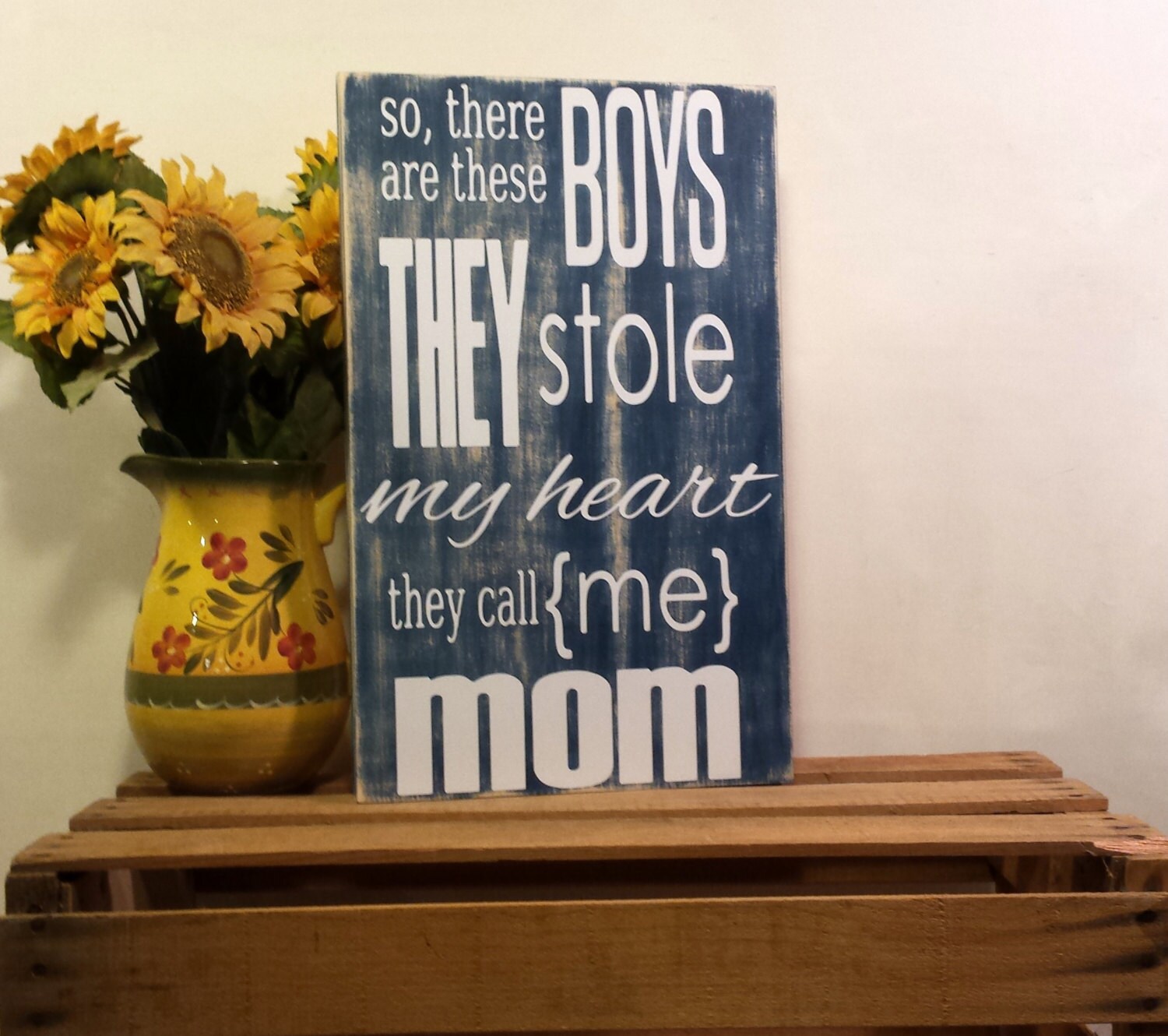 Mom Sayings Mom Wall Art Mom Wood Sign Mom Signs Boy Etsy