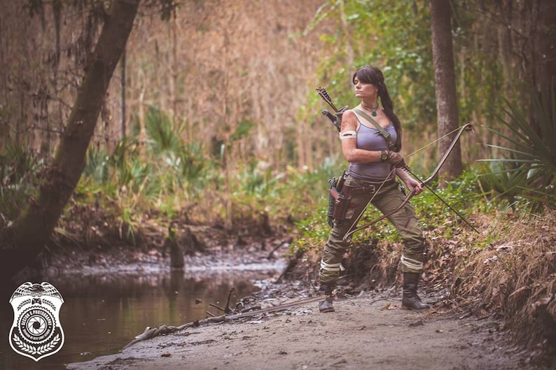 Belt Pistol Holster for Lara Croft Tomb Raider Cosplay Etsy