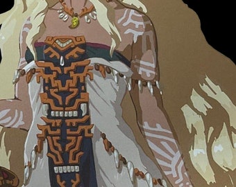 Foam Cuts for Queen Sonia Tabard Tears of the Kingdom
