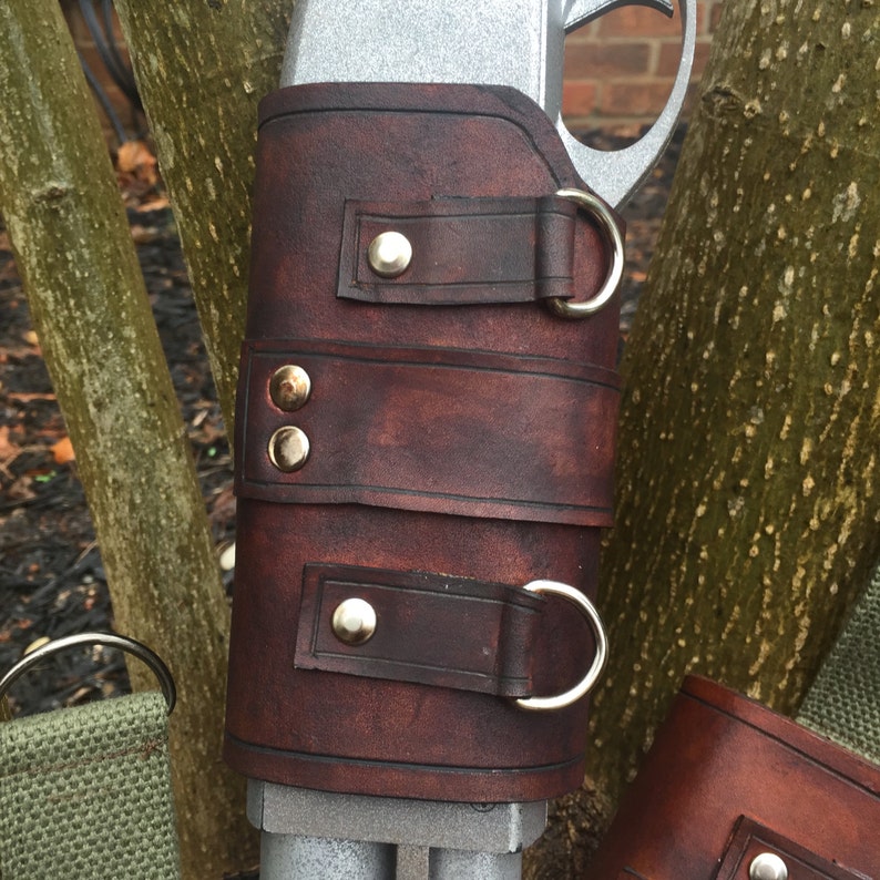 Real Leather Shotgun Holster for Lara Croft Tomb Raider Etsy