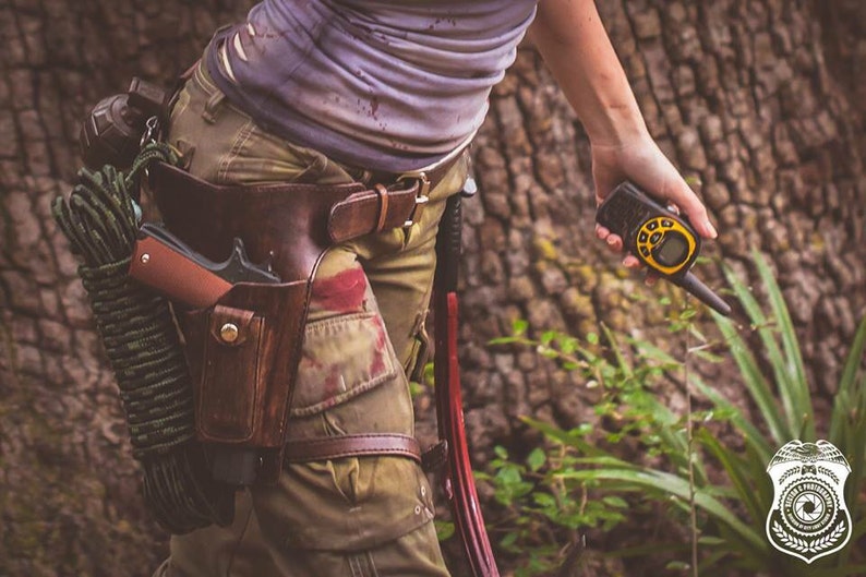 Belt Pistol Holster for Lara Croft Tomb Raider Cosplay Etsy