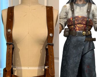 Leather Huntress Harness for Dead By Daylight Cosplay