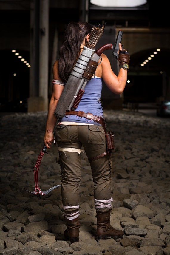 Lengtegraad Incarijk contrast Archery Wrap voor Lara Croft Tomb Raider Cosplay - Etsy België