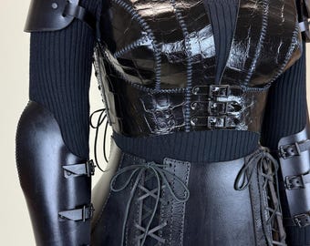 Dragon Rider Leather Vest ONLY