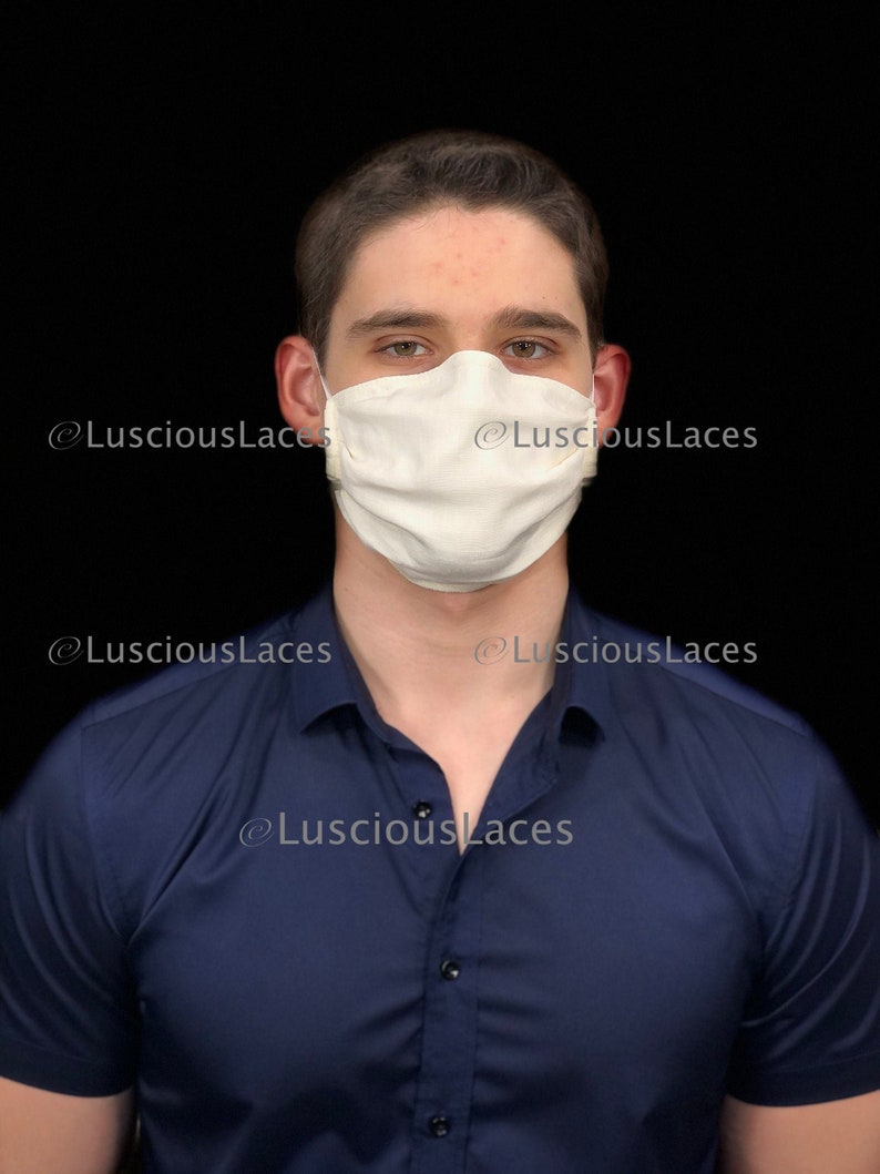 Face Mask From Hemp/lyocell Fabric Organic Certified Washable Dryable
