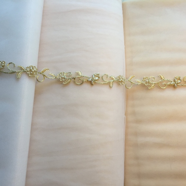 Gold Lace Trim Etsy
